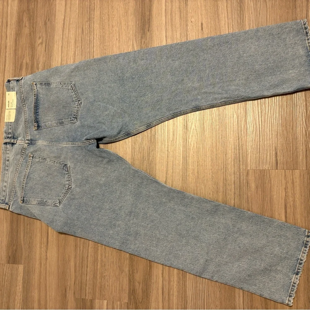 Agolde Mia mid rose straight leg jeans in Dimension, size 33 - Picture 2 of 5